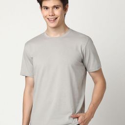 Stitch Hub Men Solid Round Neck Cotton T-shirt-image-84
