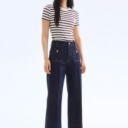 H&M Wide High Ankle Jeans-image-63