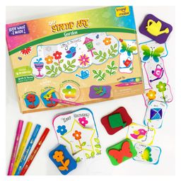 Imagi Make Stamp Art Garden Kit - Multicolour-23