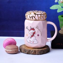 A Vintage Affair Unicorn Pastel Mason Jar Pink - 400 ml-image-72