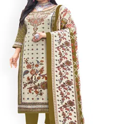 DRAVINAM Trends Floral Printed Unstitched Dress Material-image-32