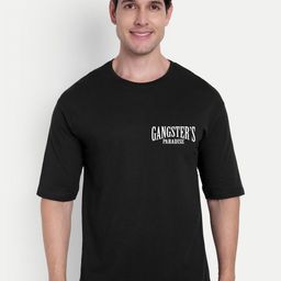 BENNY BROOKS Unisex Graphic Printed Round Neck Drop-Shoulder Sleeves Oversized T-shirt-image-64