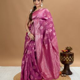 HELLA FASHIONS Ethnic Motifs Zari Saree-picture-15