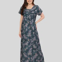 Glamoras Printed Maxi Nightdress-image-58