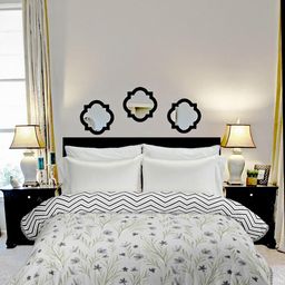 Anadhika Grey & Blue Floral Printed Cotton 180TC Single Bed AC Room Dohar-image-66