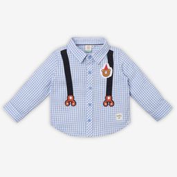 Ed-a-Mamma Baby Boys Premium Micro Checks Opaque Checked Casual Shirt-image-81
