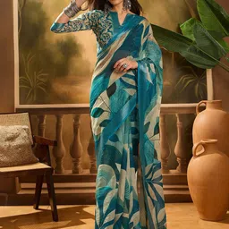 Sangria Floral Printed Saree-picture-57