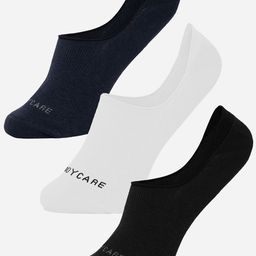 Bodycare Men Pack Of 3 Assorted Loafer-Length Socks-image-21