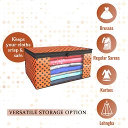 Aura Orange Set of 4 Regular Multi-Utility Organisers image 2