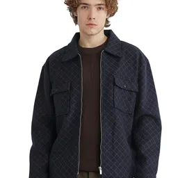 RARE RABBIT Men Geometric Quilted Jacket-picture-54