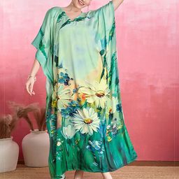LABEL AARNA Daisy Meadows Soft Satin Kaftan-image-56