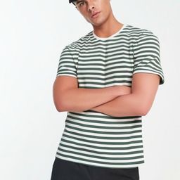MACK JONNEY Men Striped Monochrome Pockets T-shirt-image-49