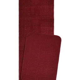 Saral Home 2-Pcs Maroon Anti-Skid Floor Runner&Doormat-51