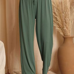 NEUDIS Wide Leg Ribbed Lounge Pants-image-60