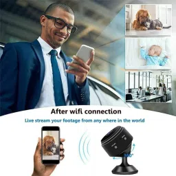 SROPX Spy Hidden Cctv Camera Small Size Wifi Connect Motion Detection Night Vision Security Camera image 4