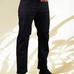 SZN Men Classic Mid-Rise Slash Knee Stretchable Jeans-picture-44