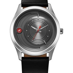 Fastrack Men Brass Dial & Leather Straps Reset Time Analogue Running Watch 3317SL02-image-59
