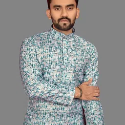 CELLUX Men Multi Kurtas-image-60