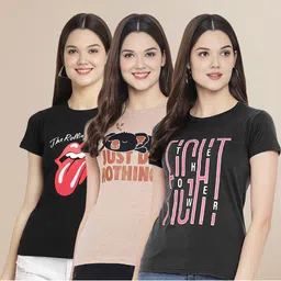 Metronaut Women Typography 3 T-shirt-picture-13
