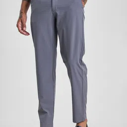 Snitch Men Smart Slim Fit Regular Trousers-image-67