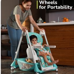 R for Rabbit Marshmallow The Smart High Chair - Green image 3