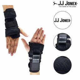 JJ Jonex Skating Protection Set Of 4 Large Size - Red Black image 3