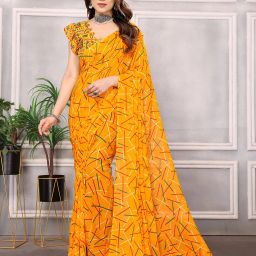 Printed Bollywood Georgette Saree-image-52