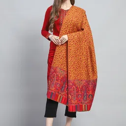 Monte Carlo Paisley Woven Design Shawl-58