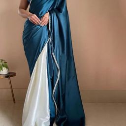Moda Rapido Embellished Beads and Stones Satin Saree-image-95