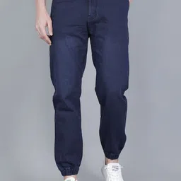 CLUBROCKS Men Jean Jogger Mid-Rise Light Fade Stretchable Jeans-picture-41
