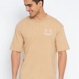 WILD WEST Men Graphic Printed Oversized T-shirt-image-71
