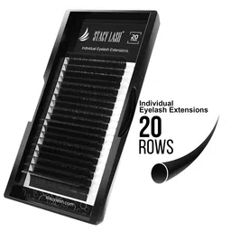 STACY LASH 20-Rows Individual False Eyelash Extensions - Curl D-image-81