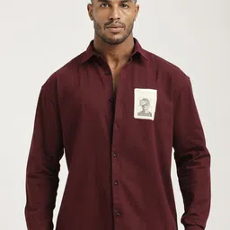 Blu MNKY Men Smart Slim Fit Casual Shirt-picture-4
