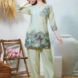 NIGHT FLOSS Printed Tunic & Trousers Co-Ords-image-30
