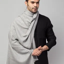 Tweedle Men Woven Design Stole-picture-42