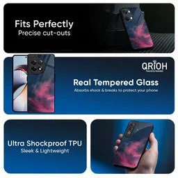 QRIOH Abstract Printed OnePlus 9R Back Case Mobile Accessories image 3