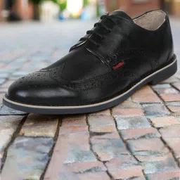 SeeandWear Men Leather Formal Brogues-image-31