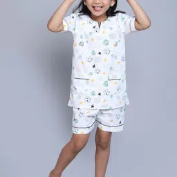 BAESD Girls Conversational Printed Night suit-image-44