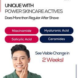 derma decode After Shave Serum Lotion Brightens Skin & Reduces Pigmentation-30ml image 2