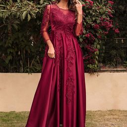 JC Mode Women Round Neck Gown Dress-image-31