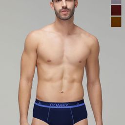 AMUL COMFY Pack Of 4 Pure Cotton Basic Briefs AC-CBRIOE-LB-SG-NY-MA-XL-4PC-picture-19