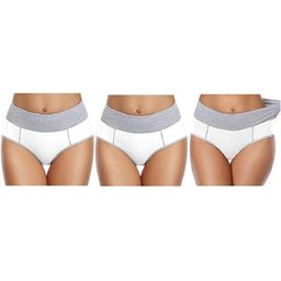Diving Deep Women Plus Size Pack of 3 Cotton Hipster Briefs-image-89