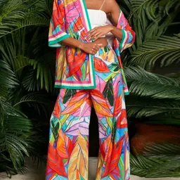 Routes by All About You Printed Shrug With Trousers Co-Ords-picture-58