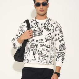 People Men Graphic Printed Round Neck Sweatshirt-picture-49