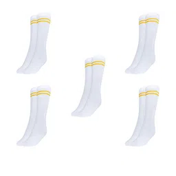 MUKHAKSH Unisex White Socks-image-66