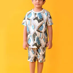 YK Boys Printed Night suit-picture-34