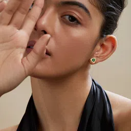MINUTIAE Triangular Studs Earrings-17