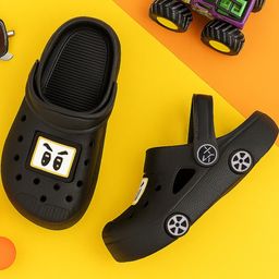ONFEET Kids-Unisex Black Sandals-image-43