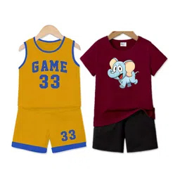 MGRS Boys Multi Pure Cotton Clothing Set-2