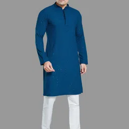 DIVISIVE Men Regular Kurta with Pyjamas image 1